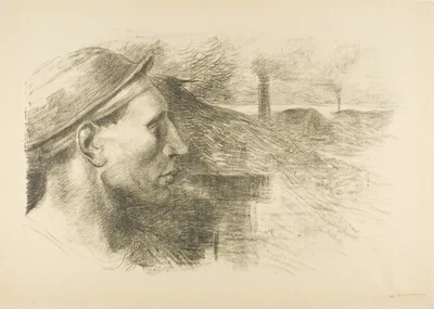 Constantin Meunier, Miner, from the ninth album of L'Estampe originale