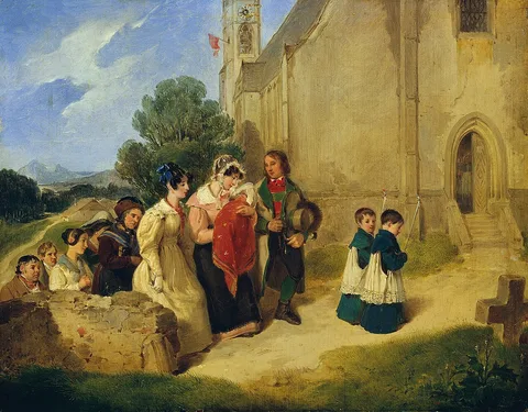 Peter Fendi, The Baptism Procession