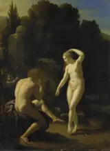 Adriaen van der Werff, A Nymph Dancing to a Shepherd's Flute
