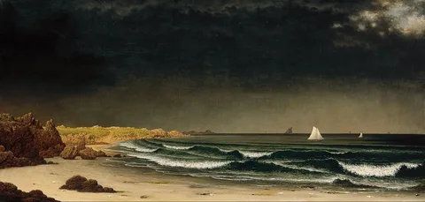 Martin Johnson Heade, Approaching Storm: Beach near Newport