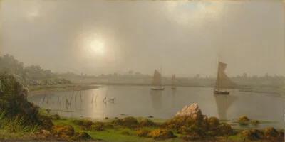 Martin Johnson Heade, York Harbor, Coast of Maine