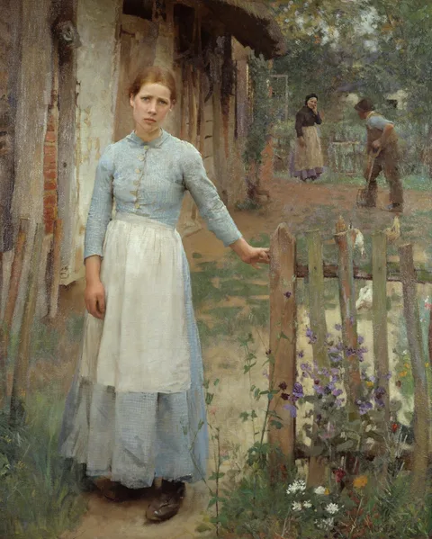 George Clausen, The Girl at the Gate