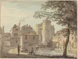 Paul Sandby, West Gate at Canterbury