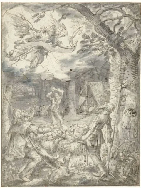 David Vinckboons, The Annunciation to the Shepherds