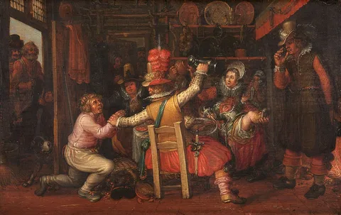 David Vinckboons, The peasant's misfortune