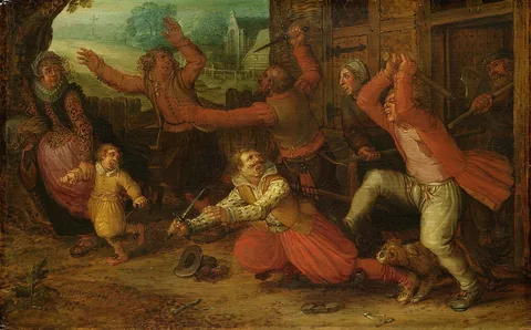 David Vinckboons, The peasant's pleasure
