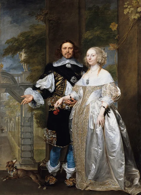 Gonzales Coques, Married Couple in the Park