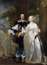 Gonzales Coques, Married Couple in the Park