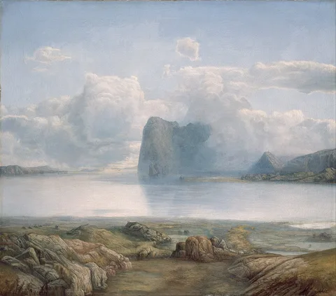 Lars Hertervig, Island Borgøya