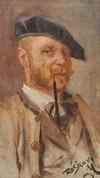 Luděk Marold, Portrait of Painter Karel Rašek
