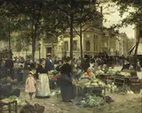 Luděk Marold, The vegetable market in Paris