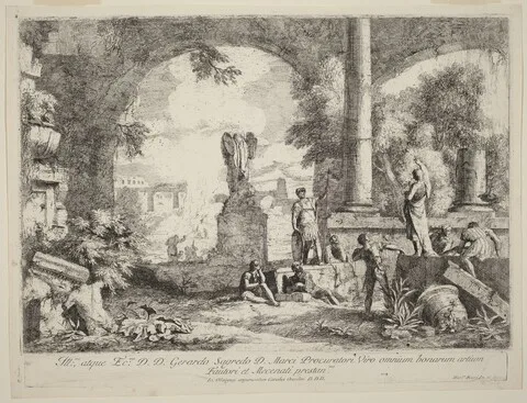 Marco Ricci, Landscape with Classical Ruins