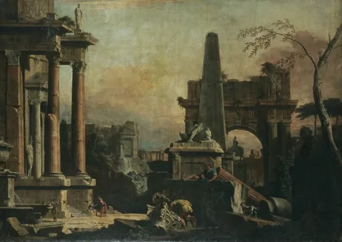 Marco Ricci, A Capriccio of Classical Rome