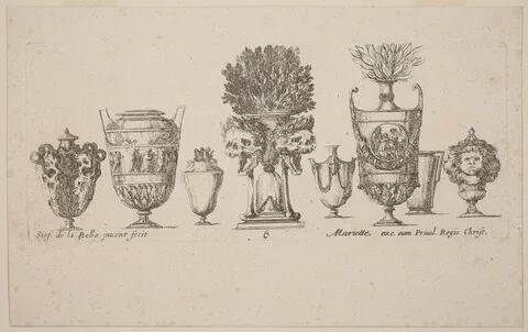 Stefano della Bella, Fantastic Vases