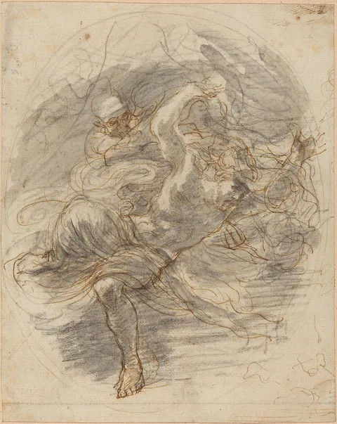 Stefano della Bella, A Young Man Pursued by Death