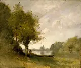 Paul Désiré Trouillebert, A Pond near Nangis