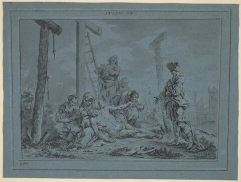 Januarius Zick, The Lamentation (STATIO XIII)