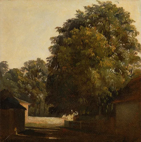 Peter De Wint, Landscape with Chestnut Tree