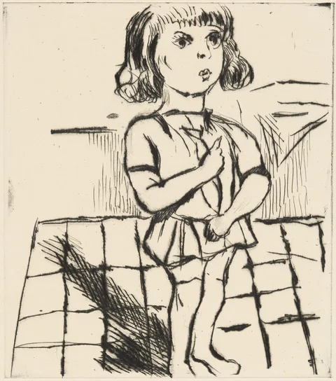 Rudolf Großmann, Stehendes Mädchen
