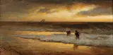 Albert Flamm, Crab Fishermen on the Beach