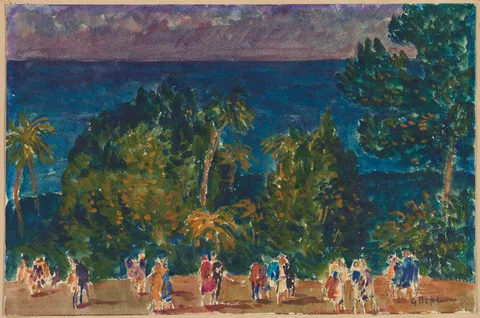 Gifford Beal, Moonlight, Bermuda