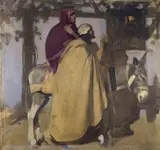 Arthur Melville, Christmas Eve: 'And there was no room for them in the inn' (unfinished)