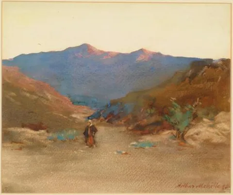 Arthur Melville, Arthur Melville - Sunset in Morocco
