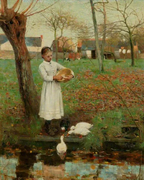 Edward Stott, Feeding the Ducks