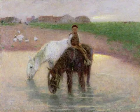 Edward Stott, The Horse Pond
