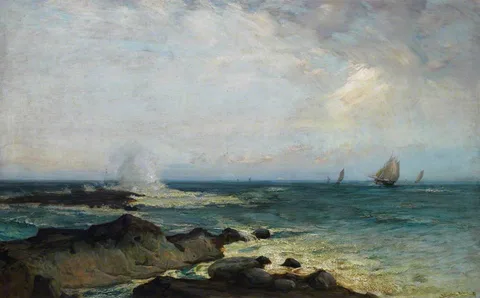 James Campbell Noble, Half Tide Rocks, East Coast, Berwickshire