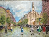 Antal Berkes, Street Scene