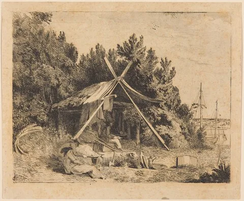 Thomas Stothard, The Camp of Stothard, Blake, Ogleby