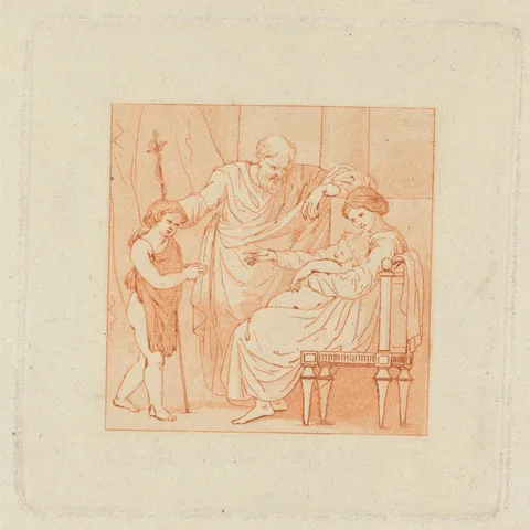 Thomas Stothard, [One from] Two Albums, containing a total of 213 drawings by Stothard for book illustrations