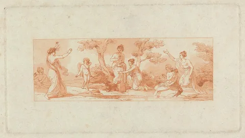 Thomas Stothard, [One from] Two Albums, containing a total of 213 drawings by Stothard for book illustrations