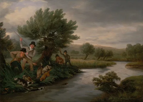 Philip Reinagle, Spearing the Otter