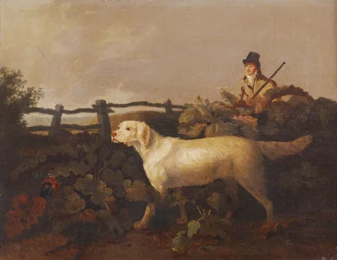 Philip Reinagle, A Sportsman and his Dog
