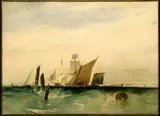 Richard Parkes Bonington, Seapiece: Off the French Coast