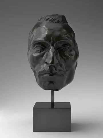 Jules Dalou, Portrait Mask of Etienne Carjat