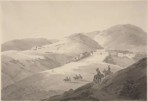 Thomas Daniell, View of the Governor's House in St. Helena