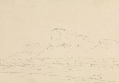 Thomas Daniell, Landscape with Rock Formed Hills in the Background
