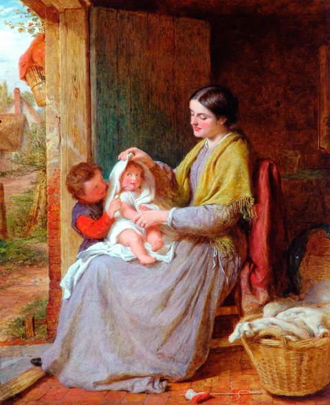 George Smith, Playing with Baby