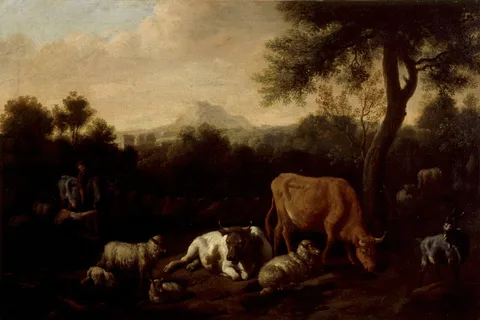 Dirck van der Bergen, Meadow Landscape
