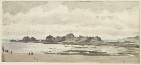 James Tissot, Kasteel of vesting aan de kust