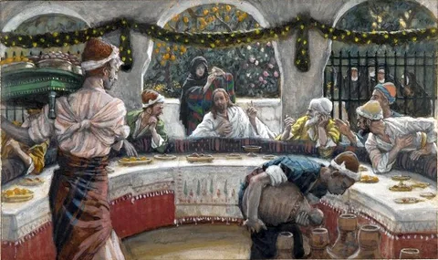 James Tissot, The Meal in the House of the Pharisee