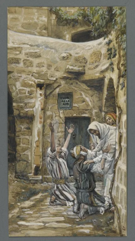 James Tissot, The Blind of Capernaum