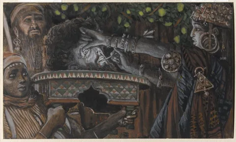 James Tissot, The Head of Saint John the Baptist on a Charger