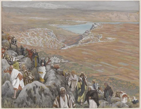 James Tissot, The People Seek Jesus to Make Him King