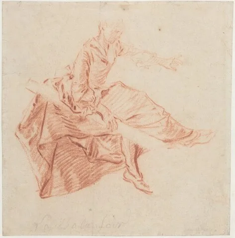 Nicolas Lancret, Lady Seated on a See-Saw
