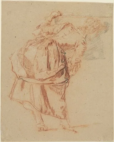 Nicolas Lancret, A Young Woman Looking in a Mirror