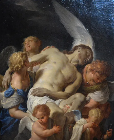 Francesco Trevisani, Dead Christ Supported by Angels